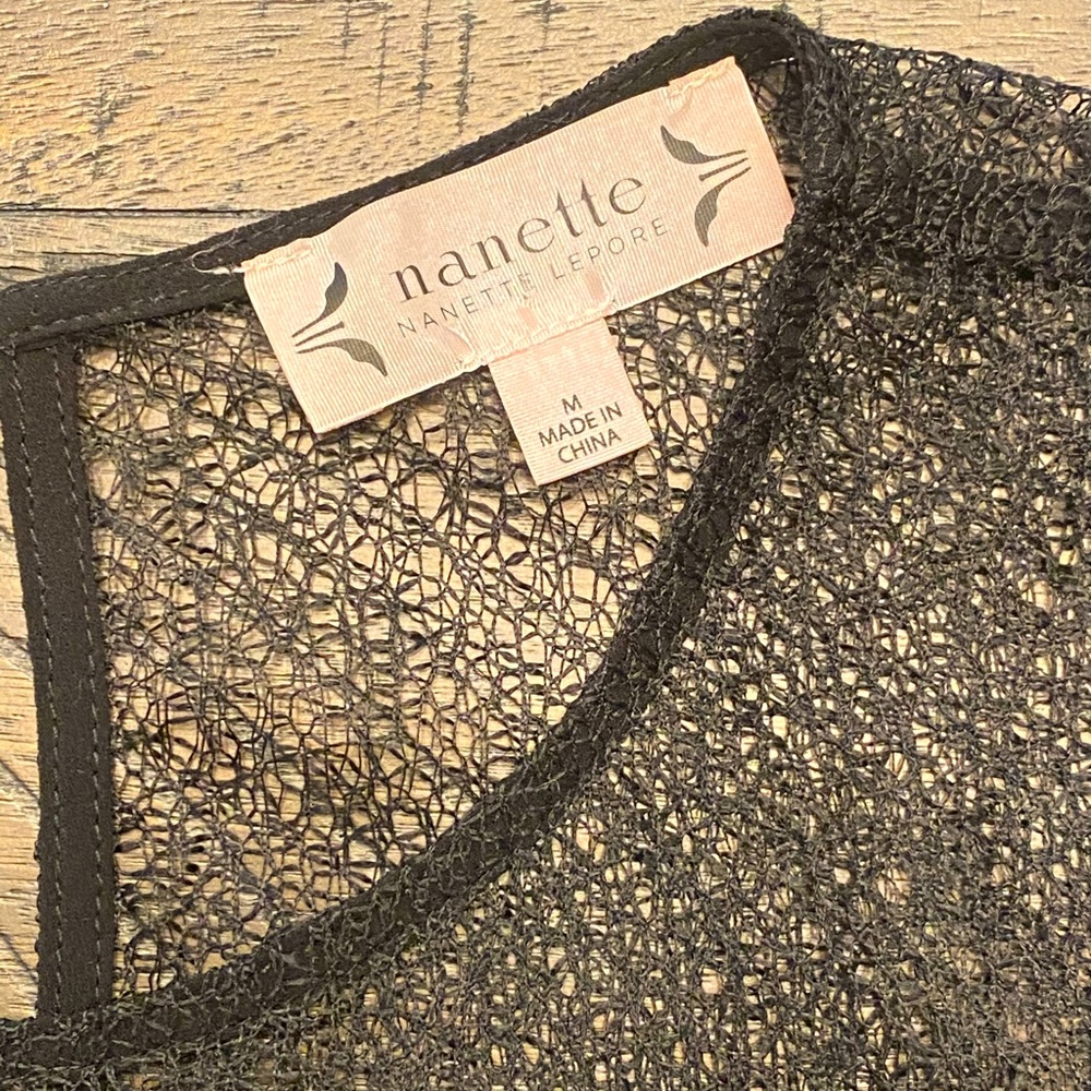 Nanette Lepour Lace Chiffon Top - Picture 4 of 7